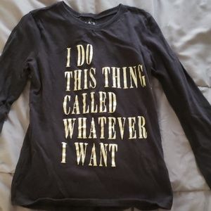 Girls long sleeve shirt